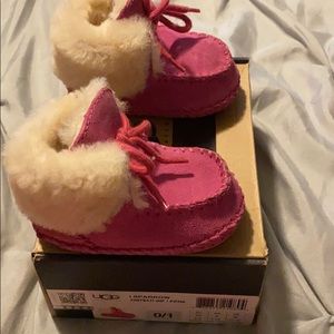 Infant pink uggs